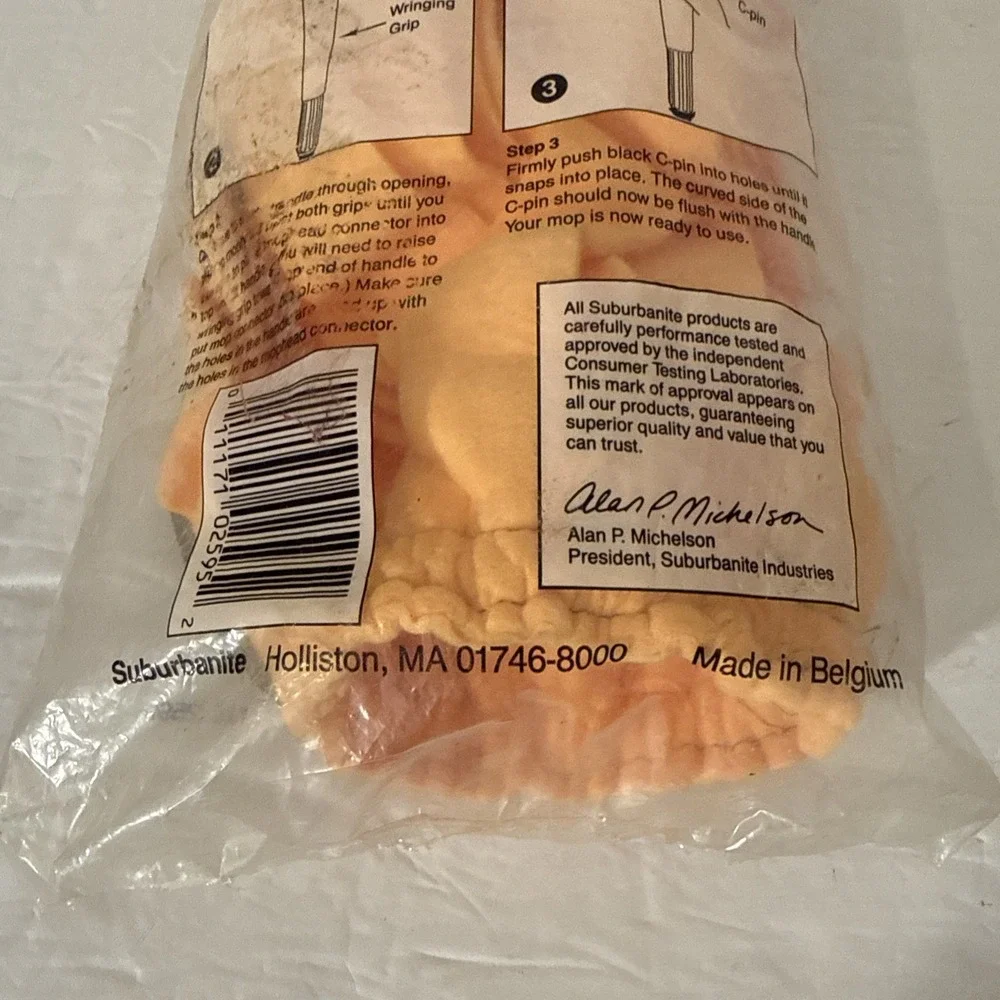 Butler Cham-It Super Mop Refill No. 2595 VTG New Sealed‎